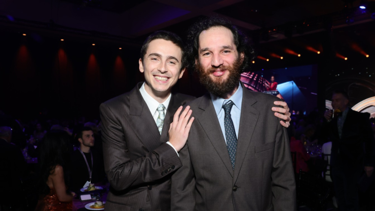 Timothée Chalamet y Josh Safdie