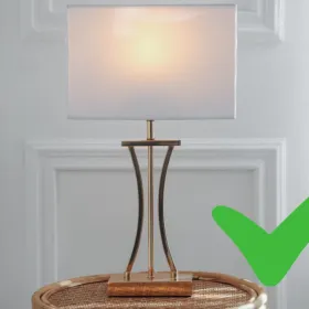 En qué parte de tu casa debes colocar una lámpara de mesa para que se vea más elegante y moderna