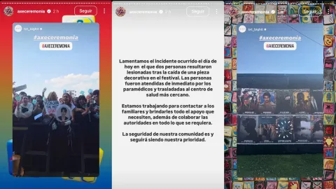 AXE Ceremonia cancelado