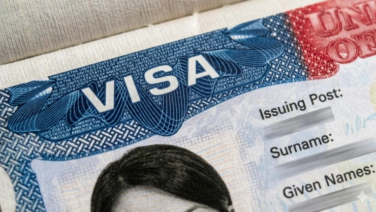 foto de visa americana.