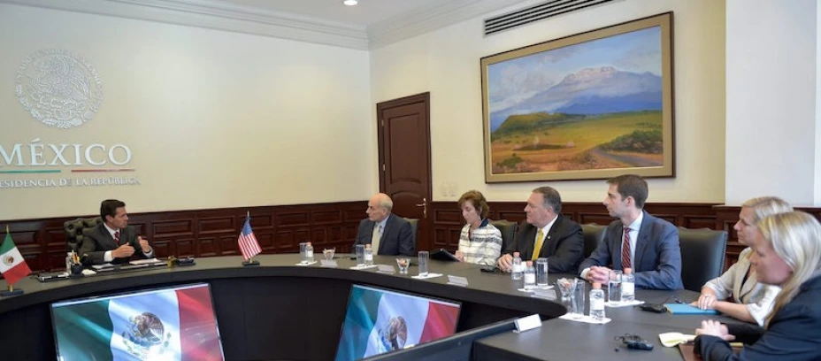 Peña Nieto y Kelly, reunión seguridad