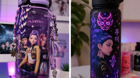 Botellas de agua de KPop Demon Hunters