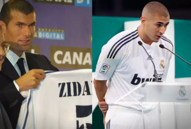 Zinedine Zidane Karim Benzema 