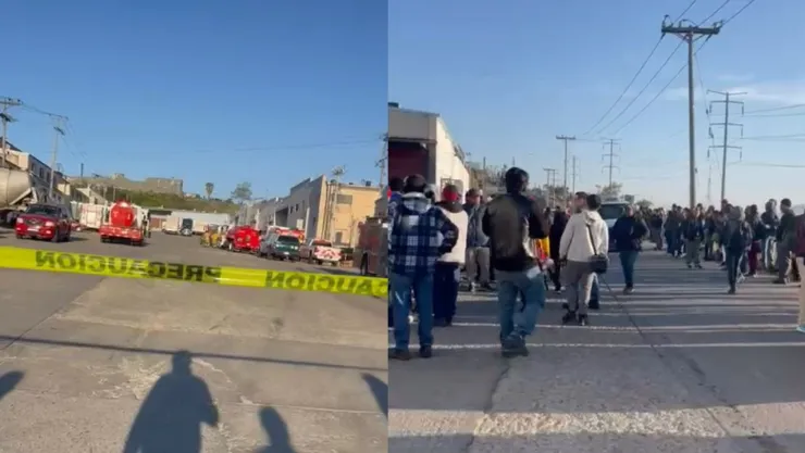 Incendio hoy 8 de abril de 2025 en colonia Loma Bonita de Tijuana