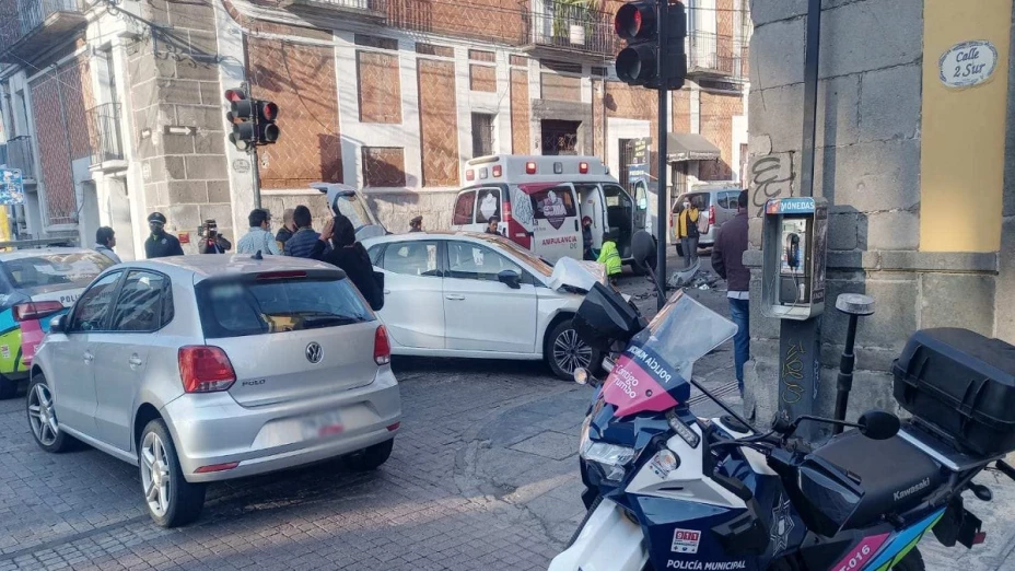 choque en el Centro Histórico 