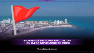 Banderas de playa Cancún hoy 4 de noviembre 2025: significado, colores y playas con alerta