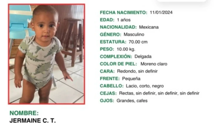 ALERTA AMBER: Jermaine C.T, menor desaparecido en Apatzingán