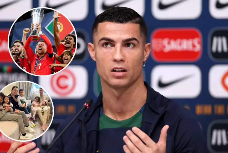 Cristiano Ronaldo explicó por qué fue importante para sus hijos ganar la Nations