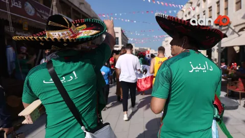 Afición mexicana en el Mundial Qatar 2022