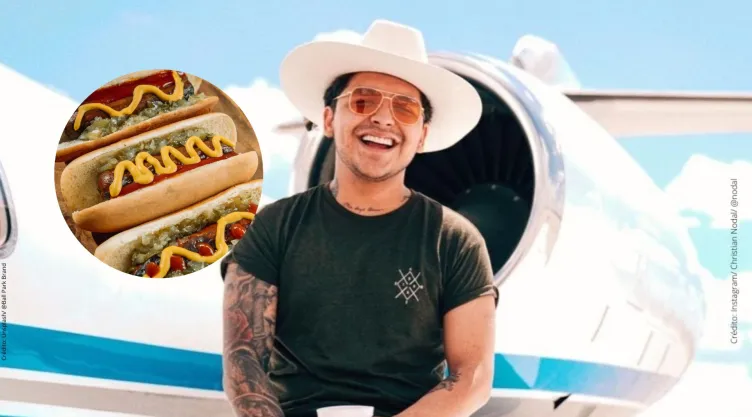 Con hot dogs, Christian Nodal envía VIDEO en medio de polémica con J Balvin.
