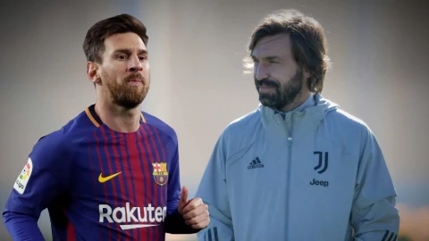 Lionel Messi Andrea Pirlo 