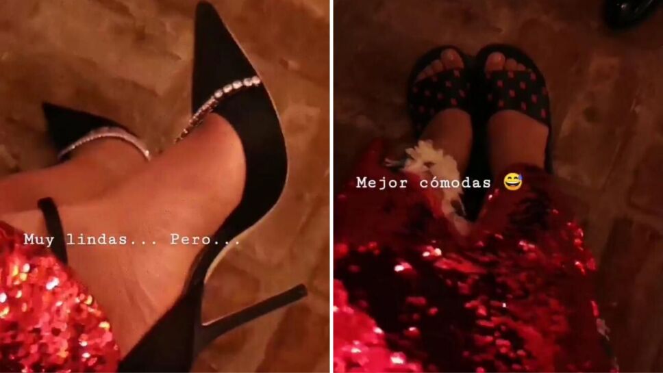 Yalitza Aparicio compartió una foto en donde luce con chanclas en los Oscar