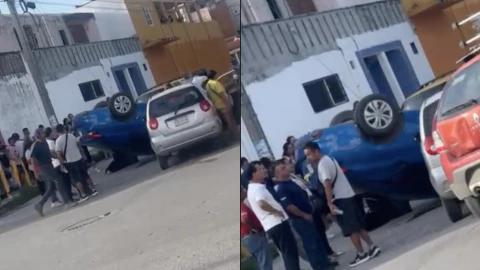 Volcadura deja a 3 personas lesionadas en Supermanzana 222 en Cancún HOY: Esto se sabe del accidente