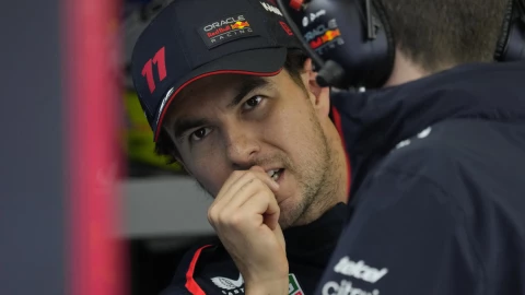 Checo P&eacute;rez en Gran premio de Australia