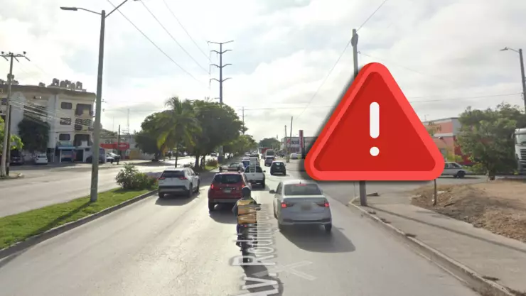 ¡Aviso importante! Se registra cierre parcial en la avenida Kabah HOY domingo 31 de agosto