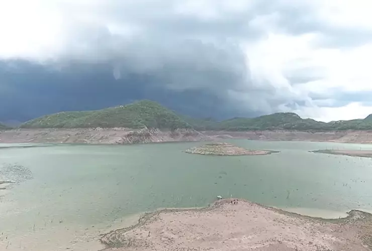 Presas en Sinaloa casi secas
