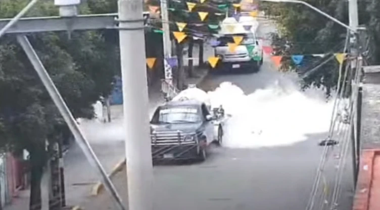 Pipa registra fuga de gas en Chimalhuacán, Edomex