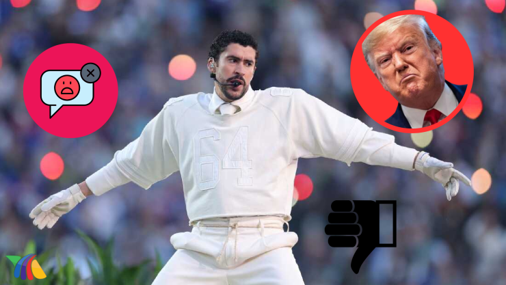 ¡NO LE GUSTÓ! Trump lanza critica al show de medio tiempo de Bad Bunny y lo califica como “uno de las peores de la historia”