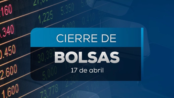 Cierre de bolsas hoy 17 de abril