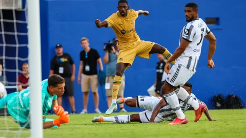 Soccer: International Friendly Soccer-FC Barcelona at Juventus