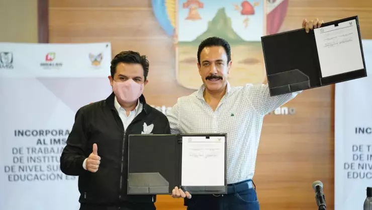 IMSS firma convenio para asegurar a docentes en Hidalgo