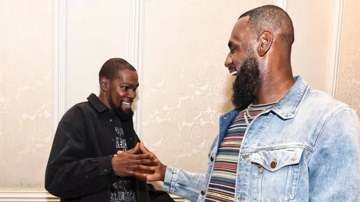 LeBron James y Kevin Durant