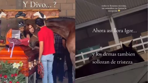 Funeral de Elena Larrea