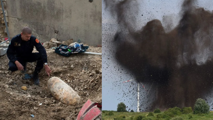 Bombas sin explotar de la Segunda Guerra Mundial amenazan a Europa