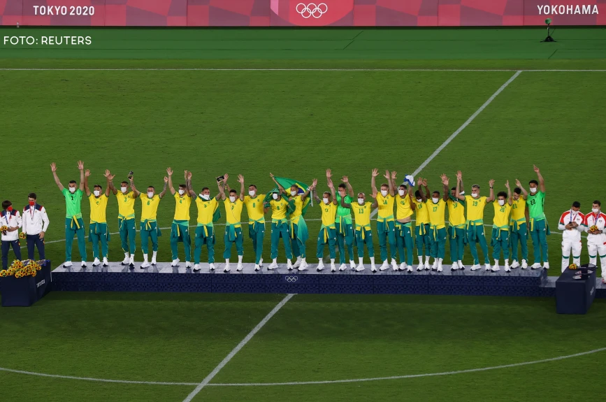 FOTOS: Ceremonia de premiación futbol varonil Tokyo 2020