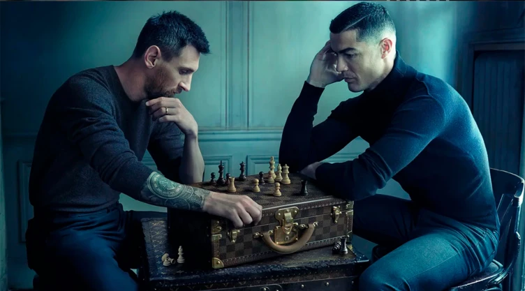 Messi y Cristiano Ronaldo