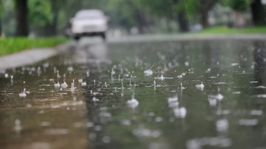 Carretera con lluvia en Tijuana