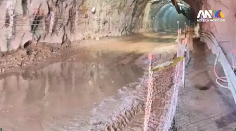 El túnel inundado