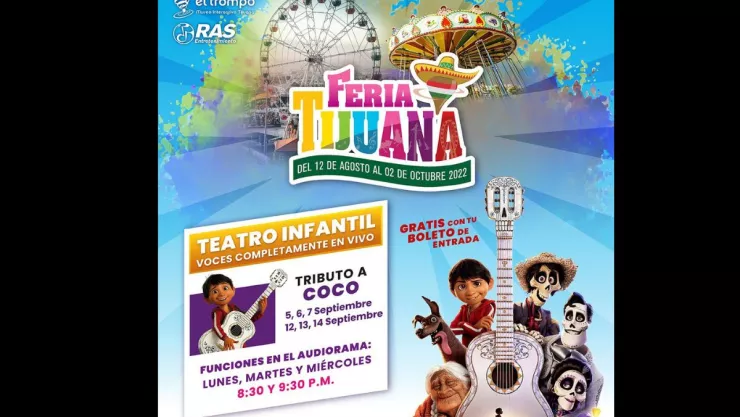 Disfruta de las atracciones de la Feria Tijuana 2022, tenemos pases ¡GRATIS!
