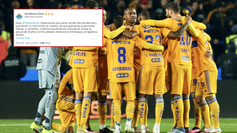 Equipo argentino trollea a Tigres
