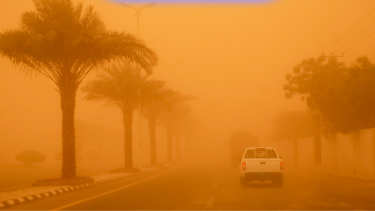 Polvo del Sahara llega a México.
