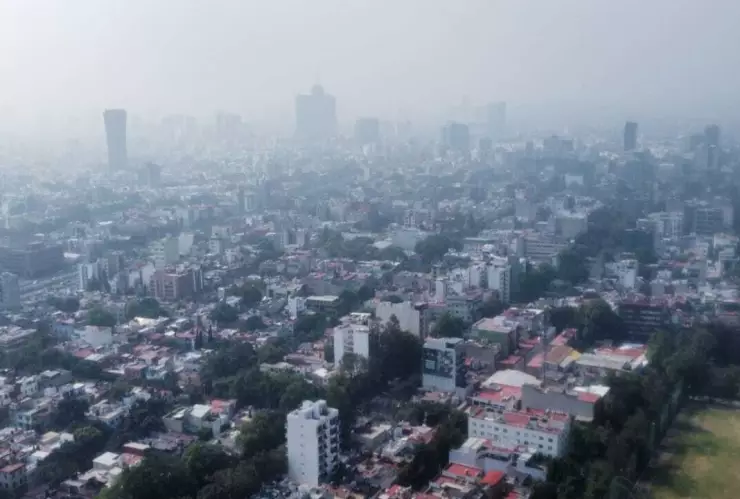 Se registra mala calidad del aire en CDMX hoy 25 de diciembre de 2025