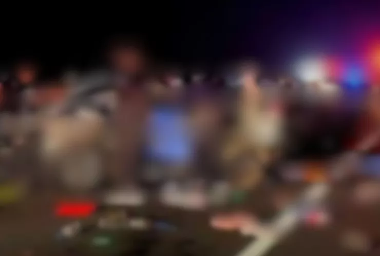 ¡IMÁGENES FUERTES! Así quedó el auto tras un fuerte accidente en la carretera Tepic-Compostela