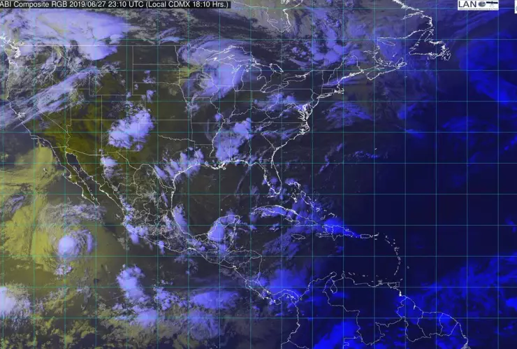 Para la noche de hoy se pronostican lluvias intensas en Veracruz, Oaxaca, Tabasco y Chiapas