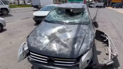 Accidente bulevar Aeropuerto León, hoy