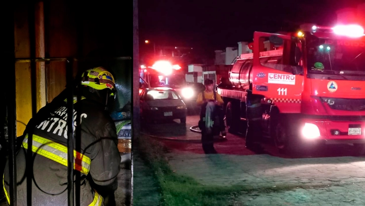 Incendio Villahermosa familia atrapada