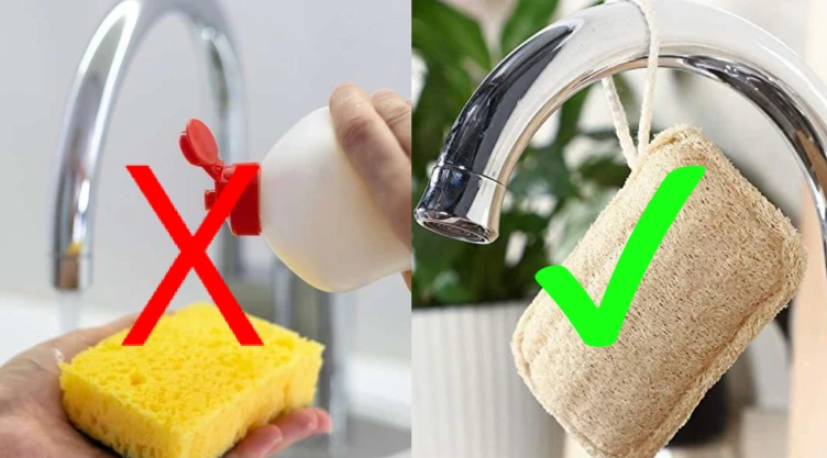El material que reemplaza por completo la esponja de cocina para lavar los trastes: es más saludable