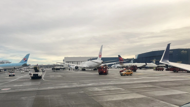 Chocan aviones en Seattle Tacomma 5 febrero 2025