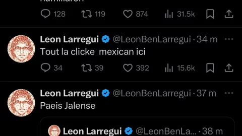¿Qué le pasó a León Larregui en París? Esto publicó en su cuenta de Twitter