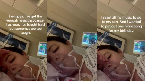 VIDEO: ¡Emotivo! Cantante con cáncer terminal pide monetizar su música para su hijo de 7 años 