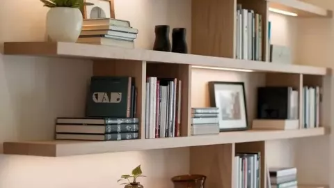 5 ideas para una sala moderna con librero sencillo: dale un toque a tu hogar