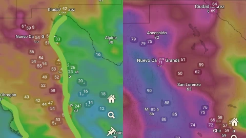 Vientos en Chihuahua