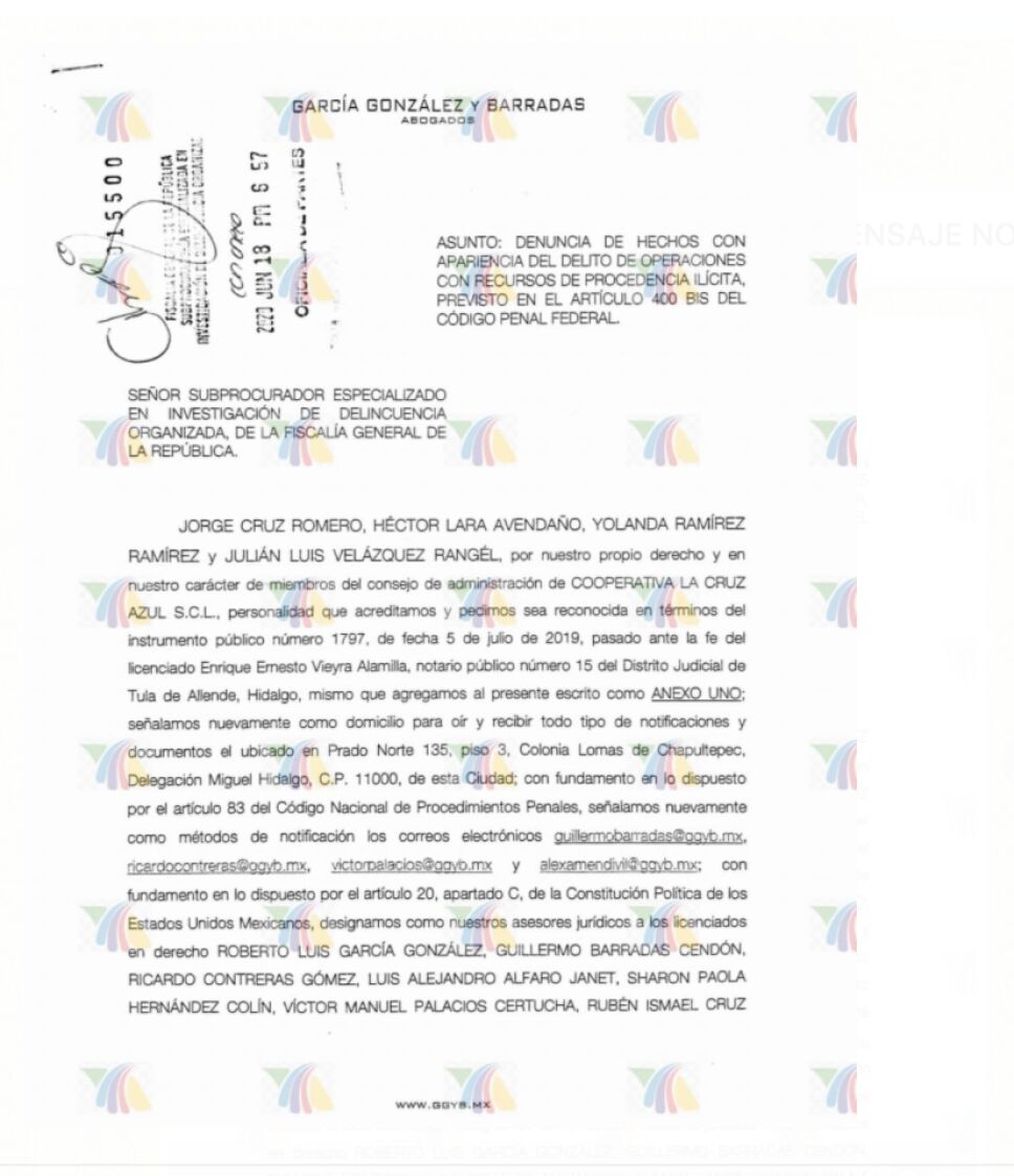 Documento Cruz Azul