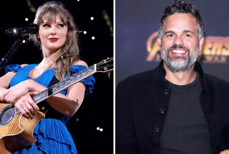taylor swift y mark ruffalo con kamala harris