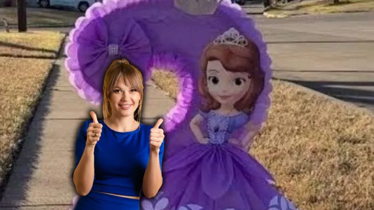 5 diseños de piñatas caseras de la Princesa Sofía, ideales para cumpleaños infantiles