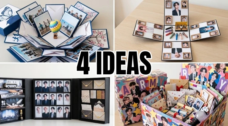 4 ideas para hacer cajas sorpresa de BTS para un fan del KPop